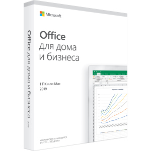 Microsoft Office Для дому та бізнесу 2019 для 1 ПК P6 (з Windows 10) або Mac (FPP - коробкова версія, російська мова) (T5D-03363) ТОП в Кривому Розі
