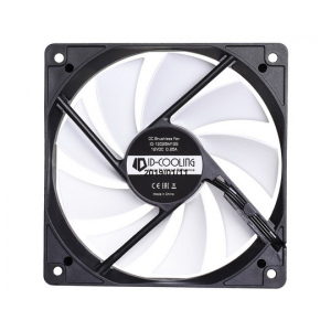 Вентилятор ID-Cooling FL-12025, 120 x 120 x 25мм, 3-pin, черный с белым ТОП в Кривом Роге