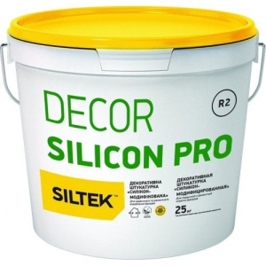 Штукатурка декоративная армированная микроволокном Siltek Decor Pro короед 1,5мм 25кг рейтинг