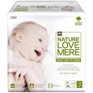 Подгузники NatureLoveMere Magic Soft Fit размер M 24 шт (8809402093663)