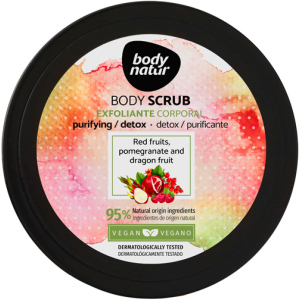 Скраб для тела Body Natur Body Scrub Red fruits Pomegranate and Dragon fruit 200 мл (8414719408095) ТОП в Кривом Роге