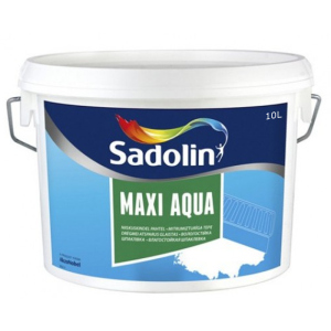 Шпаклівка акрилова SADOLIN MAXI AQUA вологостійка блакитна 10л краща модель в Кривому Розі