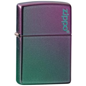 Запальничка Zippo Reg Iridescent Matte Logo Хамелеон (Zippo 49146 ZL) краща модель в Кривому Розі