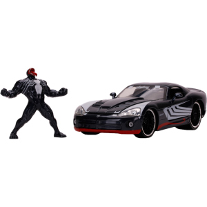 Машина металлическая Jada Марвел Человека-Паук Dodge Viper SRT10 (2008) + фигурка Венома 1:24 (253225015) (4006333070457) лучшая модель в Кривом Роге