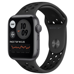 Смарт-часы Apple Watch SE Nike GPS 44mm Space Gray Aluminium Case with Anthracite/Black Nike Sport Band (MYYK2UL/A) в Кривому Розі