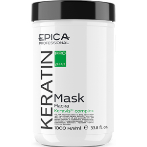 Маска Epica Keratin Pro Mask для реконструкції та глибокого відновлення волосся 1000 мл (4630061621416) краща модель в Кривому Розі