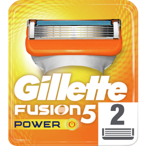 Сменные картриджи для бритья (лезвия) мужские Gillette Fusion5 Power 2 шт (7702018877560) лучшая модель в Кривом Роге