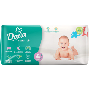 Підгузки для дітей Dada Extra Soft 4 7-18 кг 46 шт (4823071646436_4820174980825)