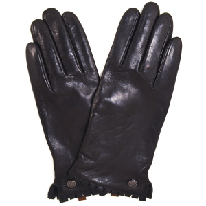 Жіночі рукавички шкіряні Sergio Torri 580 ш6.5 Чорні (2000000021621) в Кривому Розі