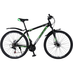 Велосипед Champion Spark 29" 19.5" Black-green-white (29ChWS21-003252) ТОП в Кривом Роге