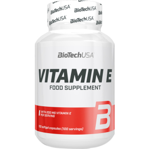 Вітаміни Biotech Vitamin E 200 100 капсул (5999076225965) краща модель в Кривому Розі