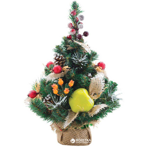 Искусственная елка с украшением Новогодько (YES! Fun) Тропиканка Плетеная ПВХ 0.45 м (4820079035910)