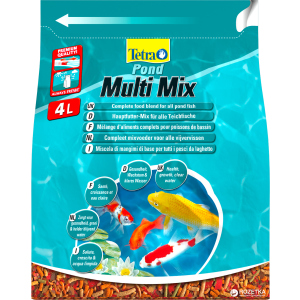 Корм Tetra Pond Multi Mix для ставкових риб харчова суміш 4 л (4004218170285) ТОП в Кривому Розі