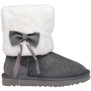 Уггі UGG Classic Short Fur Bow 117013 41 Grey в Кривому Розі