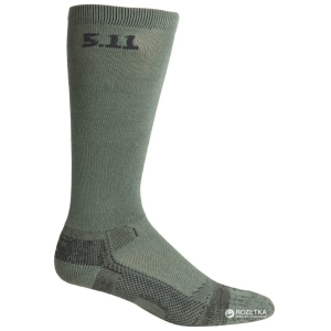 Носки тактические 5.11 Tactical Tactical Level I 9 Sock - Regular Thickness 59048 L Foliage (2000000145624)