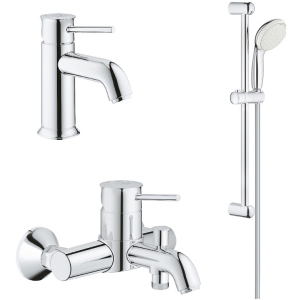 Набір змішувачів GROHE BauClassic 123868S (23162000+32865000+27598001)