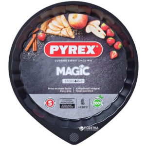 Форма кругла для випічки пирогівPyrex Magic27 см Кругла Чорна (MG27BN6) в Кривому Розі