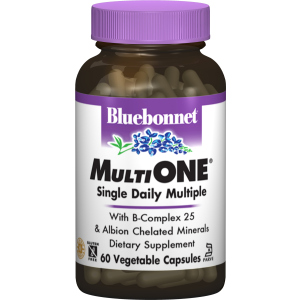 Мультивитамины Bluebonnet Nutrition MultiONE с железом 60 гелевых капсул (743715001282) надежный