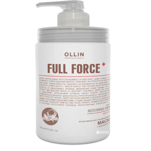 Інтенсивна маска, що відновлює Ollin Professional Ollin Full Force з маслом кокосу 650 мл (4620753725775) надійний