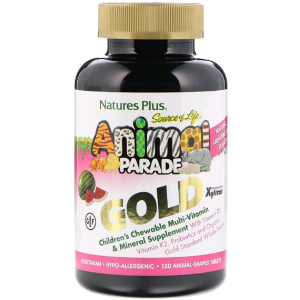 Вітаміни Natures Plus Animal Parade Gold мультивітаміни Кавун 120 жувальних таблеток (97467299382) краща модель в Кривому Розі