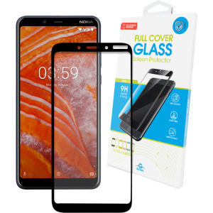 Защитное стекло Global для Nokia 3.1 Plus Black ТОП в Кривом Роге