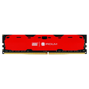 Оперативна пам'ять Goodram DDR4-2400 16384MB PC4-19200 Iridium Red (IR-R2400D464L17/16G) ТОП в Кривому Розі