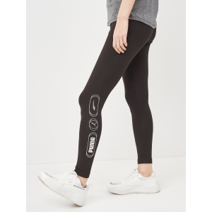 Спортивные леггинсы Puma Rebel High 7 8 Leggings 58583651 L Black-Untamed (4063697323773) лучшая модель в Кривом Роге