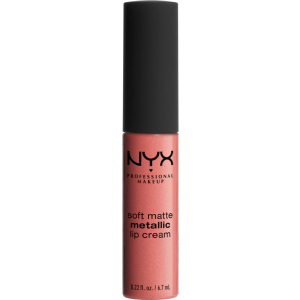 хороша модель Рідка помада для губ NYX Professional Soft Matte Metallic Lip Cream 06 Cannes (800897138462)