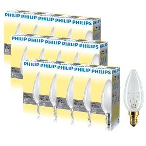 Лампа накаливания Philips 40W E14 230V B35 FR 1CT/10X10F (926000006933R) 15 шт лучшая модель в Кривом Роге