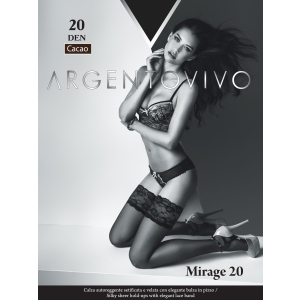 Панчохи Argentovivo Mirage 20 Den 3/4 р Caramello (8051403068434) краща модель в Кривому Розі