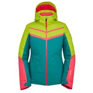 Гірськолижна куртка Spyder Captivate Gtx Infinium 38203038-442 8 Зелена з рожевим та бірюзовим (192636167605) краща модель в Кривому Розі